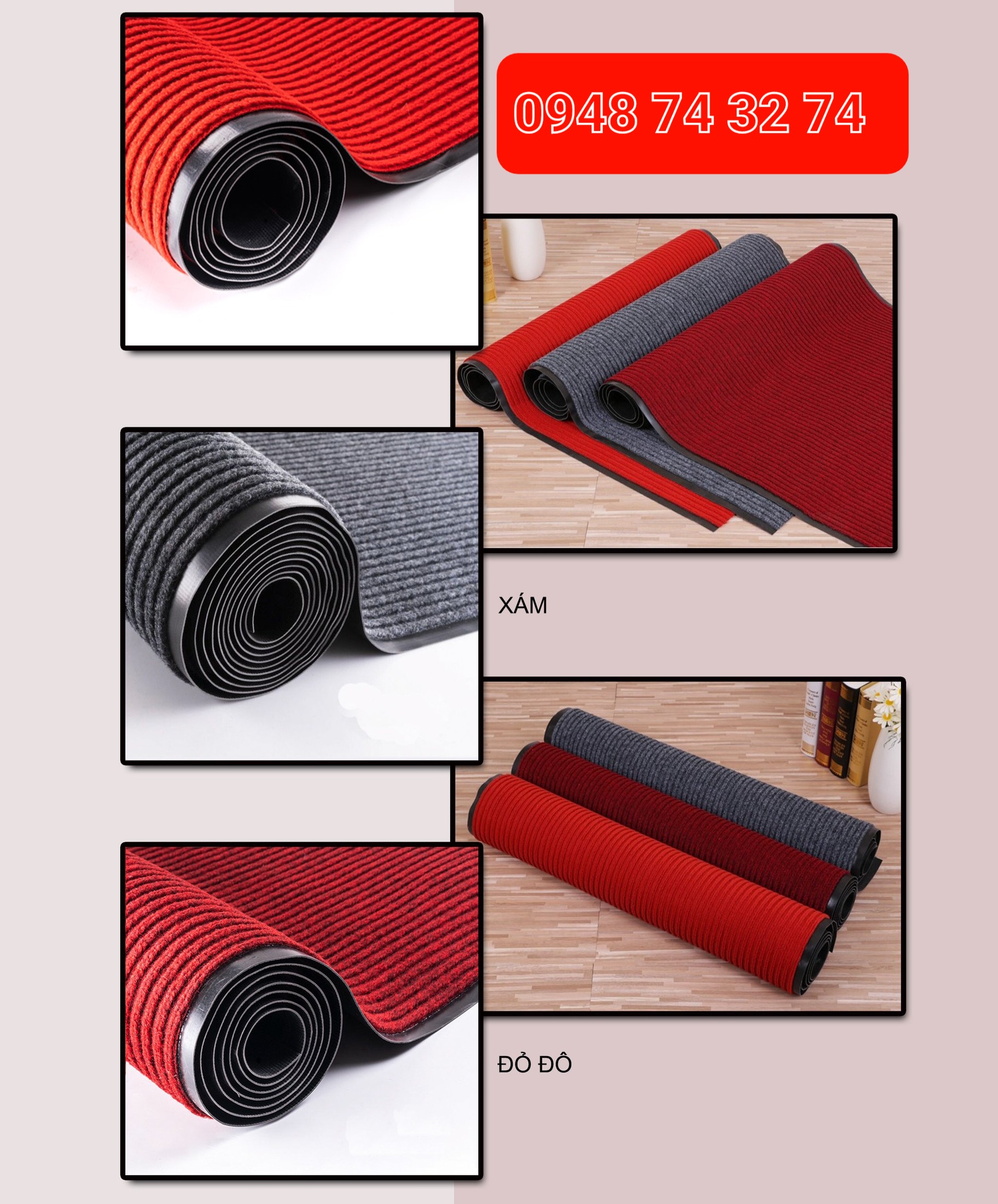 
                        Thảm nhựa chống trơn trượt
                    